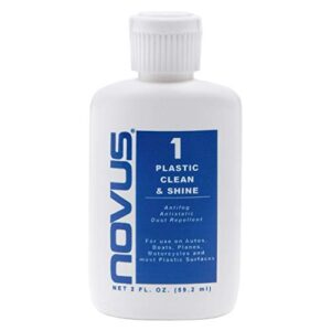 NOVUS 7026 | Plastic Clean & Shine #1 | 2 Ounce Bottle