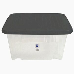 tml storage box & lid (16 x 12 x 9in) (clear)