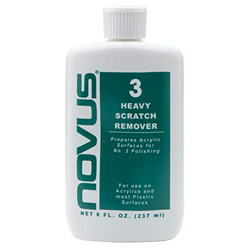 NOVUS 7082 | Heavy Scratch Remover #3 | 8 Ounce Bottle