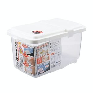 japanbargain, japanese plastic kome bitsu raw rice food storage container (11 lbs)