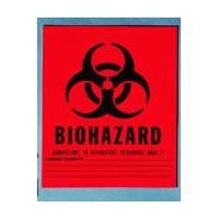 Medical Action Infectious Waste Bag, Red, 1 Gallon, 11" x 14.25", 20/Roll