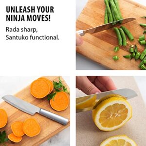 Rada Cutlery Cook’s Utility Knife – Stainless Steel Blade With Aluminum Handle Made in the USA, 8-5/8 Inch