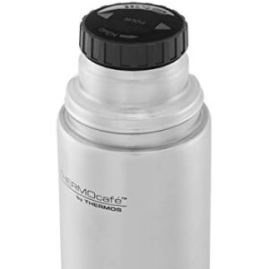 Thermos 181091 Thermocafe Stainless Steel Flask, 1-Liter