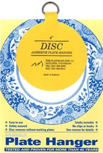 flatiron disc invisible plate hanger, 4-inch