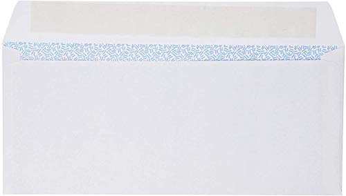 Mead #10 Envelopes, Security Printed Lining for Privacy, Press-It Seal-It Self Adhesive Closure, All-Purpose 20-lb Paper, 4-1/8" x 9-1/2", White, 45/Box (75026)