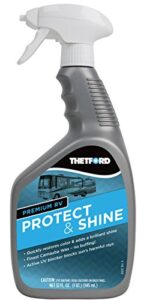 thetford premium rv protect & shine – spray carnauba wax treatment for rvs – cars – boats – motorcycles – 32 oz 32755