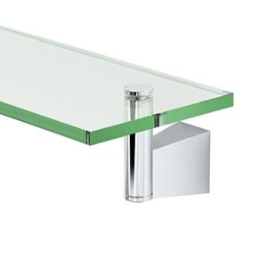 gatco 4716 bleu glass shelf, chrome