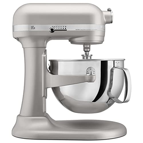 KitchenAid KP26M1XNP 6 Qt. Professional 600 Series Bowl-Lift Stand Mixer - Nickel Pearl