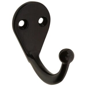 national hardware n330-787 mpb162 clothes hooks in oil rubbed bronze, 2 pack