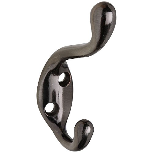 National Hardware N330-894 V166 Heavy Duty Coat and Hat Hook in Pewter