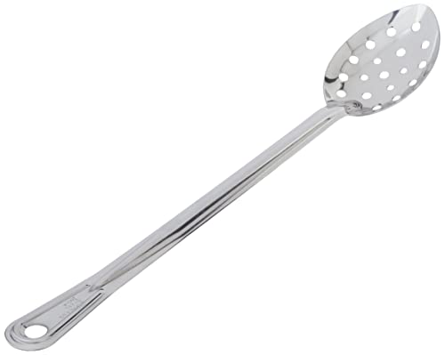 Winco Perforated Stainless Steel Basting Spoon, 15-Inch