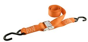 erickson 34409 pro series orange 2″ x 8′ cam lock buckle tie-down strap, (pack of 2)