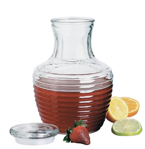 Anchor Hocking Chiller Glass Pitcher with Lid, 64-Ounce