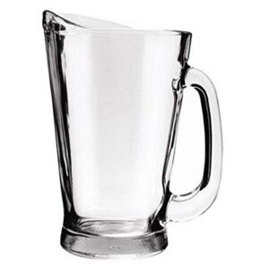 anchor hocking operating co 55 oz crys glass pitcher