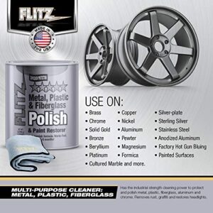 Flitz International Multi Purpose Metal Polish, 2.2-Pound, Blue, Single (CA 03518-6)