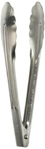 winco coiled spring heavyweight stainless steel utility tong, 7-inch