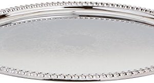 Winco CMT-14 Round Tray, 14-Inch, Chrome,Medium