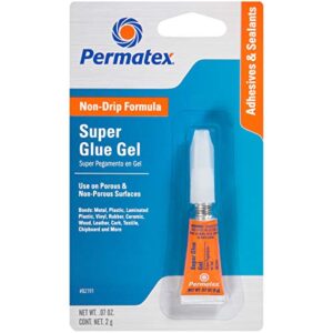 permatex 82191 super glue gel, 2 g tube
