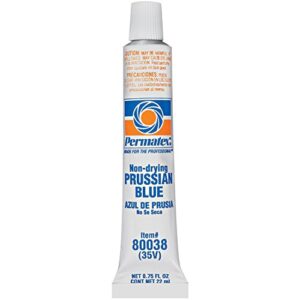 permatex 80038 prussian blue fitting compound, 0.75 fl oz tube, package may vary