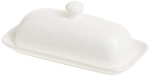 norpro 8370 butter dish, one, white