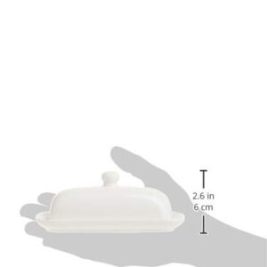 Norpro 8370 Butter Dish, one, White