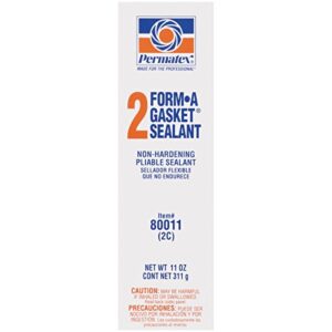 permatex 80011 form-a-gasket #2 sealant, 11 oz., pack of 1