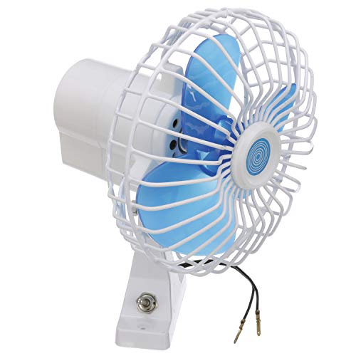 Seachoice 12V DC Oscillating Fan, 6 in, 90-Degree Oscillating Motion