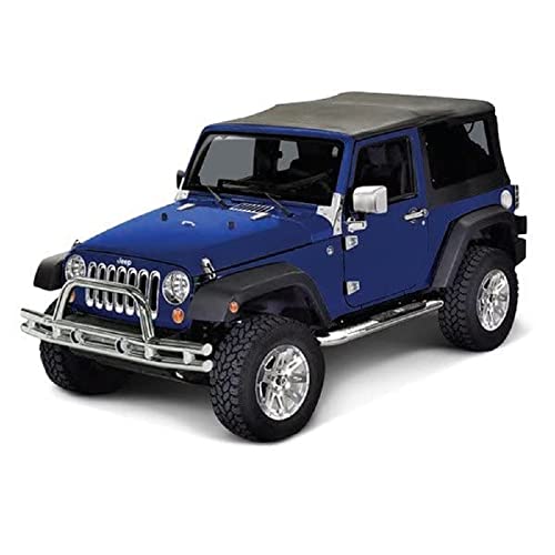 Rugged Ridge Dual Tube Bumper, Front | Full-Width w/ Hoop, Stainless Steel | 11563.10 | Fits 2007-2018 Jeep Wrangler JK