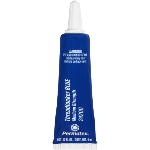 Permatex 24200 Medium Strength Threadlocker Blue, 6 ml