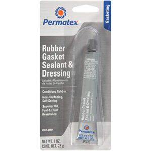 permatex 85409 ultra rubber gasket sealant and dressing, 1 oz. tube, 1 ounce tube