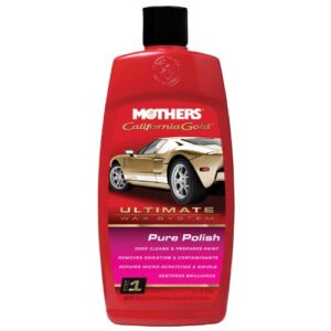 mothers 07100 california gold pure polish (ultimate wax system, step 1) – 16 oz.