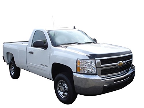 Auto Ventshade (AVS) 322005 Aeroskin Flush Mount Dark Smoke Hood Protector for 2007-2010 Chevrolet Silverado 2500HD, 3500HD