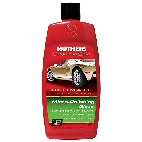 Mothers 08100 California Gold Micro-Polishing Glaze (Ultimate Wax System, Step 2) - 16 oz.