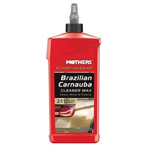 mothers 05701 california gold brazilian carnauba cleaner liquid wax – 16 oz.