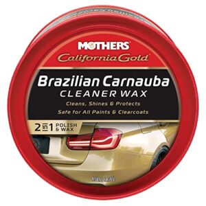 mothers 05500 california gold brazilian carnauba cleaner wax paste – 12 oz.