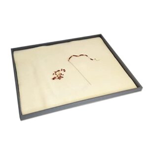 The Beadsmith Bead Mat Tray – Portable Workstation – 11.5” x 14.5” x 0.5” – Lightweight Tray for Holding Bead Mats, Beads and Jewelry Storage – Easy to Transport