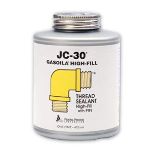 gasoila – jc16 jc-30 ptfe high-fill thread sealant, 1 pint can