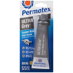 permatex 82194 ultra grey rigid high-torque rtv silicone gasket maker, 3.5 oz.