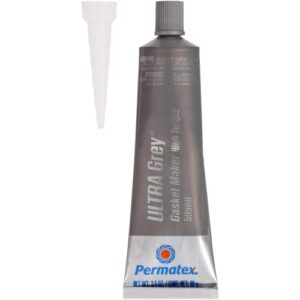 Permatex 82194 Ultra Grey Rigid High-Torque RTV Silicone Gasket Maker, 3.5 oz.