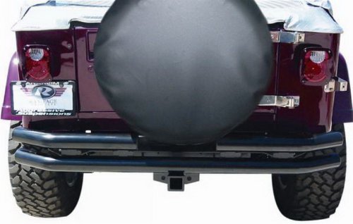 Rampage Universal X-Large Spare Tire Cover | For 33-35 Inch Tire, Canvas, Black Diamond | 773535