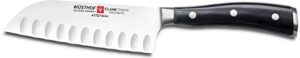 wüsthof classic ikon 5″ hollow edge santoku knife