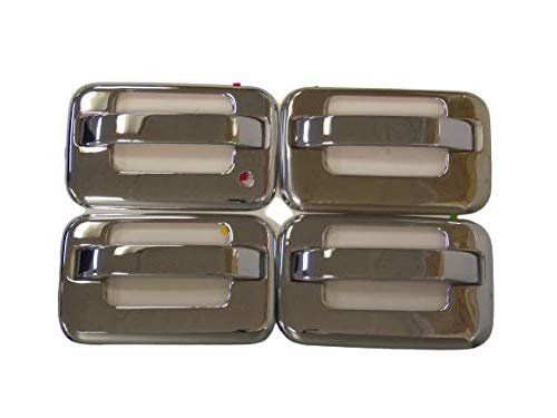 TFP 262 Door Handle Covers, Stainless Steel, Polished - Compatible with Ford F-150 04-14 (KH on Driver Side only) no KP 4Dr