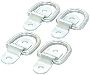 progrip 822640 truck and trailer cargo surface mount tie down with d ring: light duty strength (pack of 4)