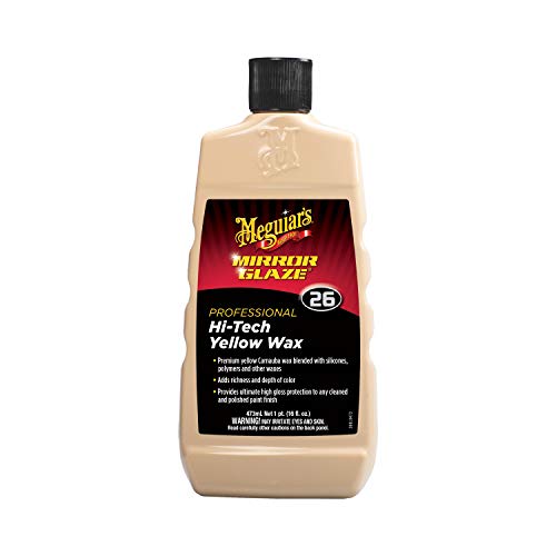 Meguiar's M2616 Mirror Glaze Hi-Tech Yellow Wax - 16 Oz Container