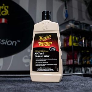 Meguiar's M2616 Mirror Glaze Hi-Tech Yellow Wax - 16 Oz Container