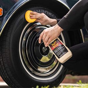 Meguiar's M4016 Mirror Glaze Vinyl & Rubber Cleaner/Conditioner, Restores Life and Color - 16 Oz Spray Bottle