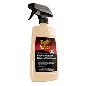 Meguiar's M4016 Mirror Glaze Vinyl & Rubber Cleaner/Conditioner, Restores Life and Color - 16 Oz Spray Bottle