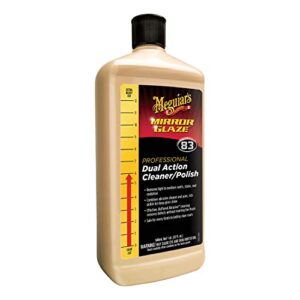 Meguiar's M8332 Mirror Glaze Dual Action Cleaner and Polish - 32 Oz Bottle