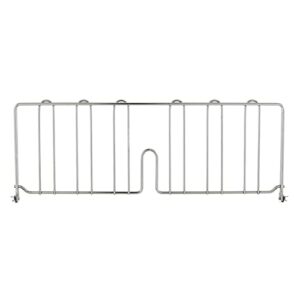 metro dd24c super erecta chrome plated shelf divider, 24″ width x 8″ height