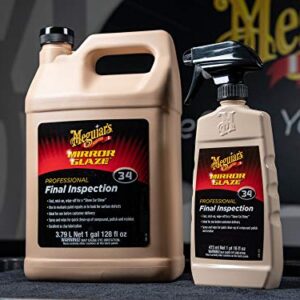 Meguiar's M3401 Mirror Glaze Final Inspection Spray Detailer - 1 Gallon Container